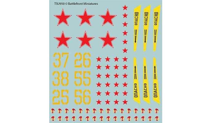 Team Yankee: Soviet Decal Set - 