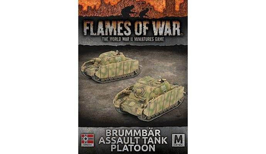 Flames of War: German Brummbar Assault Tank Platoon (Mid War) - 