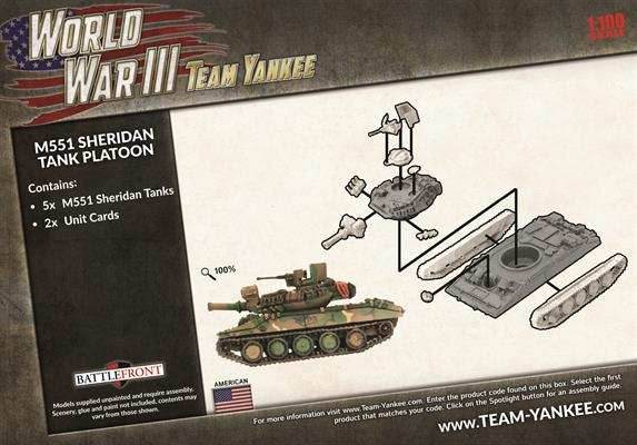 Team Yankee: M551 Sheridan Tank Platoon - 