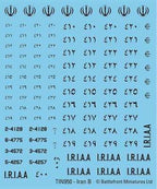 Team Yankee: Iranian Decal Set - 