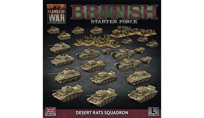 Flames of War: British Starter Force - Desert Rats Squadron - 