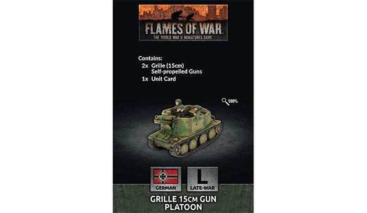 Flames of War: German Grille 15cm Gun Platoon (Late War) - 
