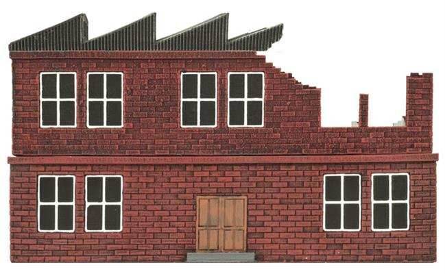 Flames of War: Destroyed Brick Factory - 