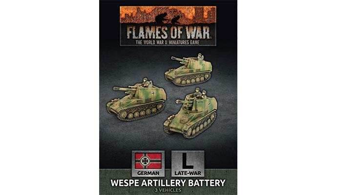 Flames of War: German Wespe Artillery Battery (Late War) - 