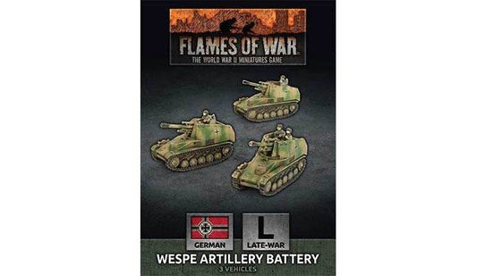 Flames of War: German Wespe Artillery Battery (Late War) - 