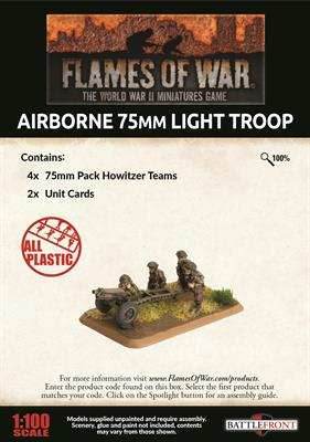 Flames of War: British Airborne 75mm Light Troop (Late War) - 