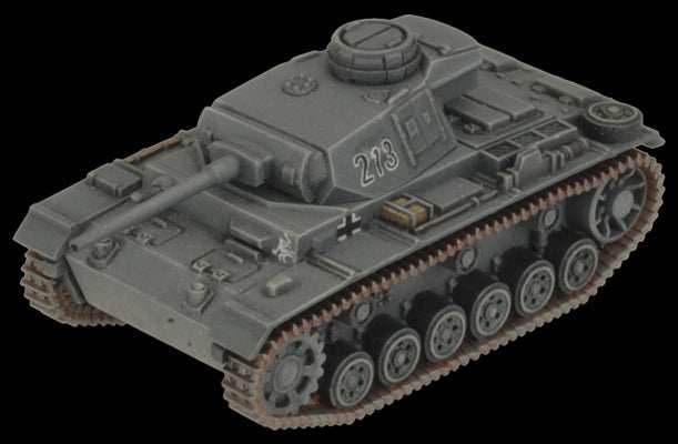 Flames of War: German Panzer III Tank Platoon (Mid War) - 