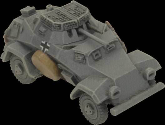 Flames of War: German SD KFZ 221 and 222 Light Scout Troop (Mid War) - 