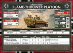 Flames of War: German SD KFZ 251 Flamethrower Platoon (Late War) - 