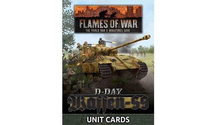 Flames of War: D-Day - Waffen-SS Unit Card Pack - 