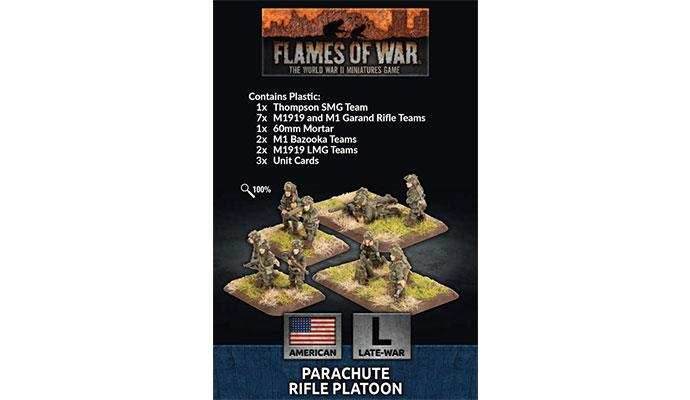 Flames of War: American Parachute Rifle Platoon (Late War) - 