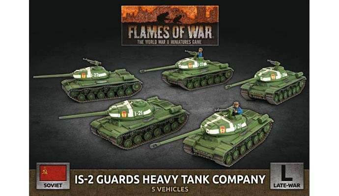 Flames of War: Soviet IS-2 Guards Heavy Tank Company (Late War) - 