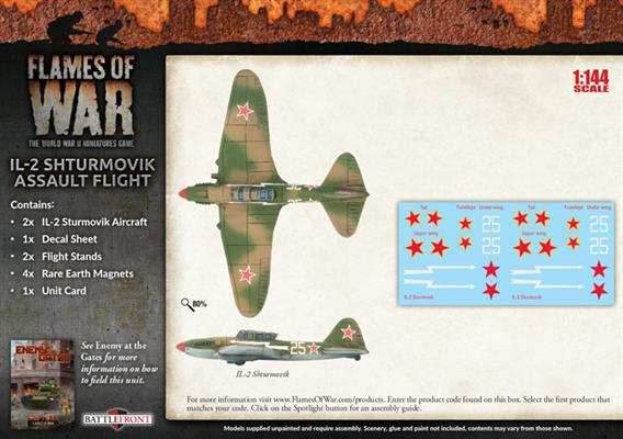 Flames of War: Soviet IL-2 Shturmovik Assault Flight (Mid War) - 