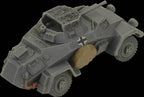 Flames of War: German SD KFZ 221 and 222 Light Scout Troop (Mid War) - 