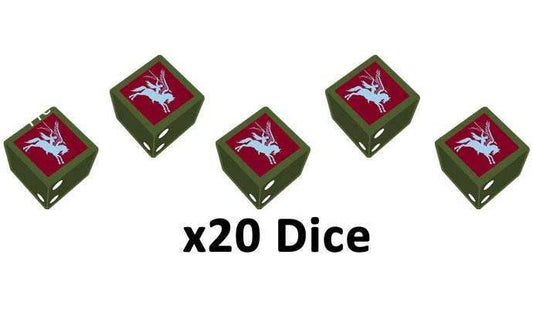 Flames of War: British 6th Airborne Division Dice Set - 