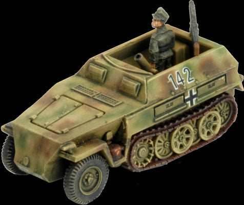 Flames of War: German SD KFZ 250 Scout Troop (Late War) - 