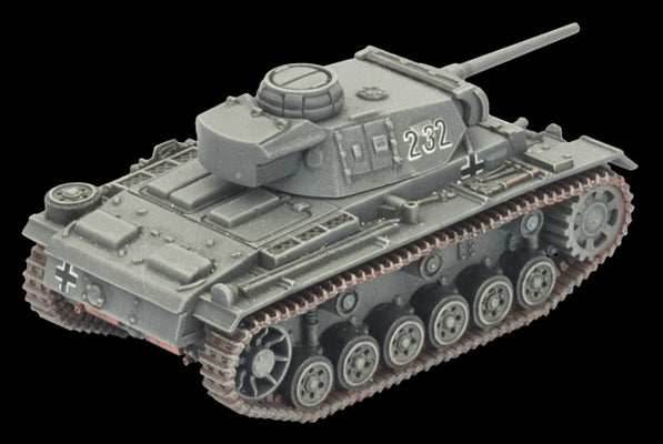 Flames of War: German Panzer III Tank Platoon (Mid War) - 
