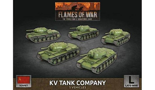 Flames of War: Soviet KV Tank Company (Late War) - 