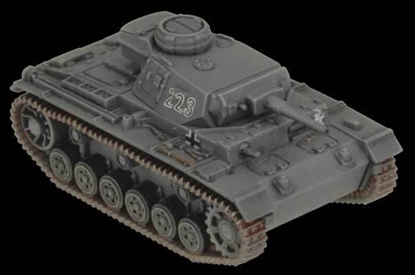 Flames of War: German Panzer III Tank Platoon (Mid War) - 