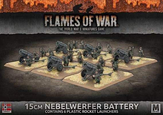 Flames of War: German 15cm Nebelwerfer Battery (Mid War) - 