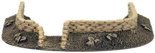 Flames of War: Sandbags - Gun Pit Markers - 