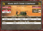 Flames of War: Soviet Light Tank-Killer Company (Late War) - 
