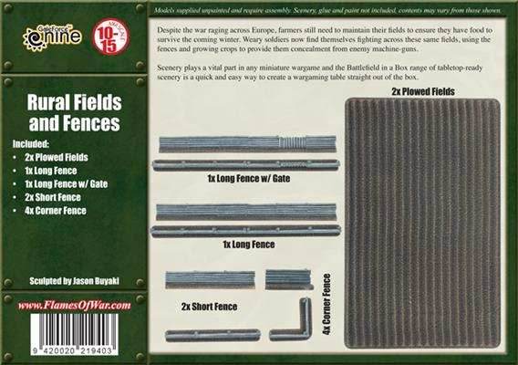 Flames of War: Rural Fields & Fences - 