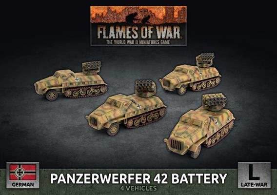 Flames of War: German Panzerwerfer 42 Battery (Late War) - 