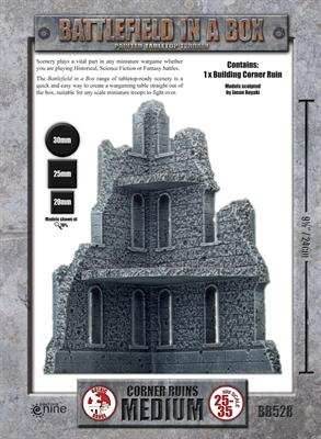 Battlefield in a Box: Gothic Battlefields - Medium Corner Ruins - 