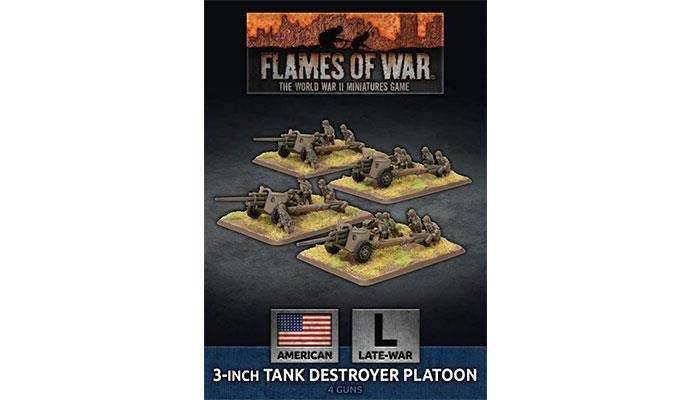 Flames of War: American 3 inch Towed Tank Destroyer Platoon (Late War) - 