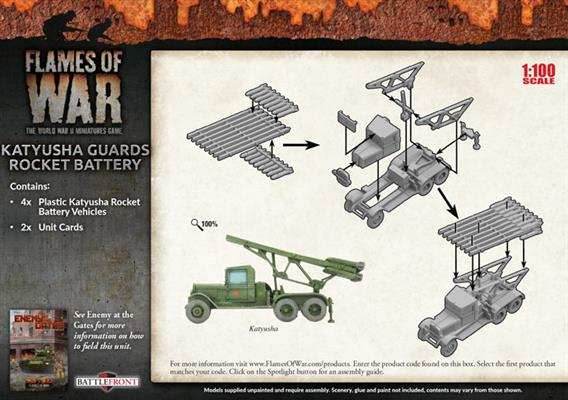 Flames of War: Soviet Katyusha Guards Rocket Battery (Mid War) - 