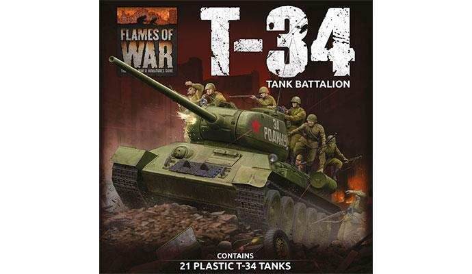 Flames of War: Soviet T-34 Battalion Army Deal (Late War) - 