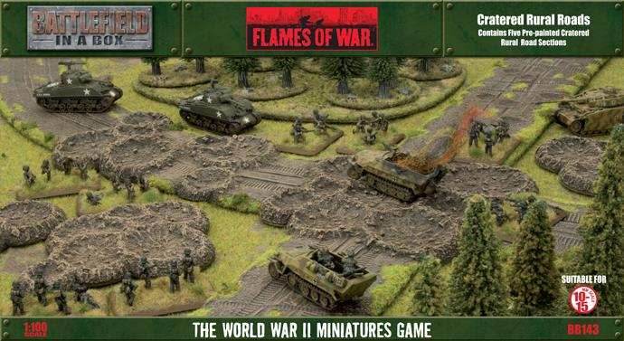 Flames of War: Cratered Rural Roads - 