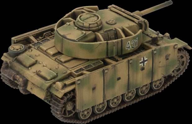 Flames of War: German Panzer III (Late) Tank Platoon (Mid War) - 