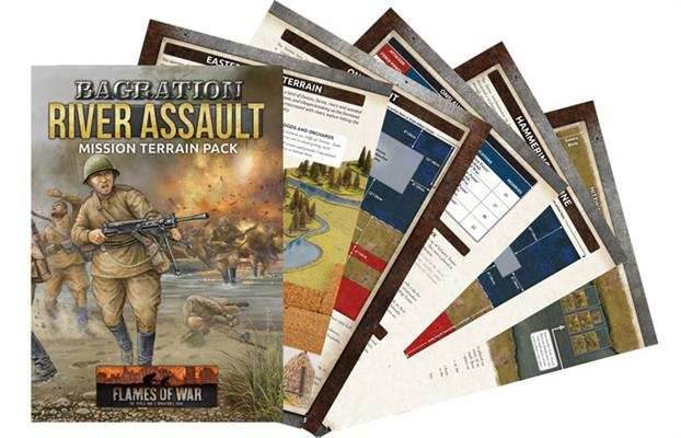Flames of War: Bagration - River Assault Mission Terrain Pack - 