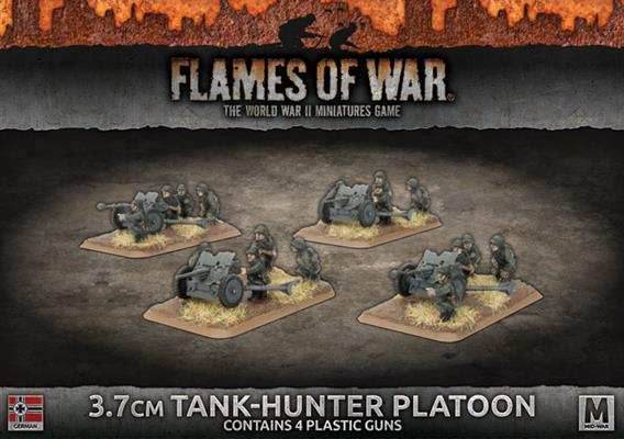 Flames of War: German 3.7cm Tank-Hunter Platoon (Mid War) - 