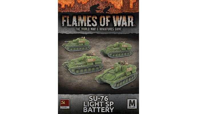 Flames of War: Soviet SU-76 Light SP Battery (Mid War) - 