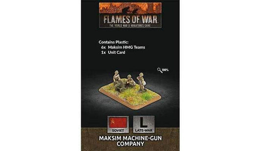 Flames of War: Soviet Maksim Machine-Gun Company (Late War) - 