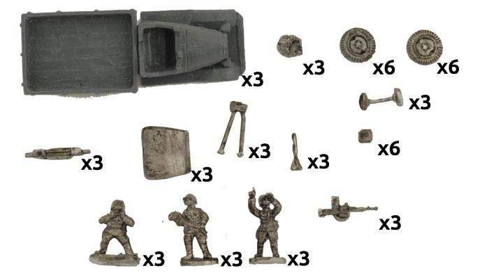 Flames of War: Soviet DShK AA MG Platoon (Mid War) - 