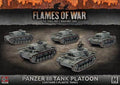 Flames of War: German Panzer III Tank Platoon (Mid War) - 