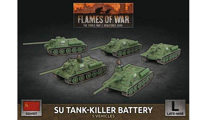 Flames of War: Soviet SU Tank-Killer Battery (Late War) - 