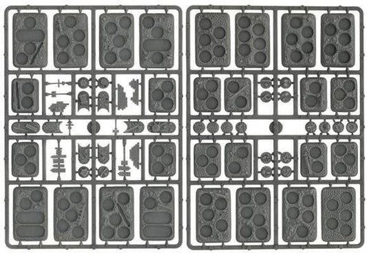 Flames of War: Soviet Plastic Bases - Rubble - 
