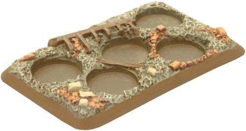 Flames of War: Soviet Plastic Bases - Rubble - 