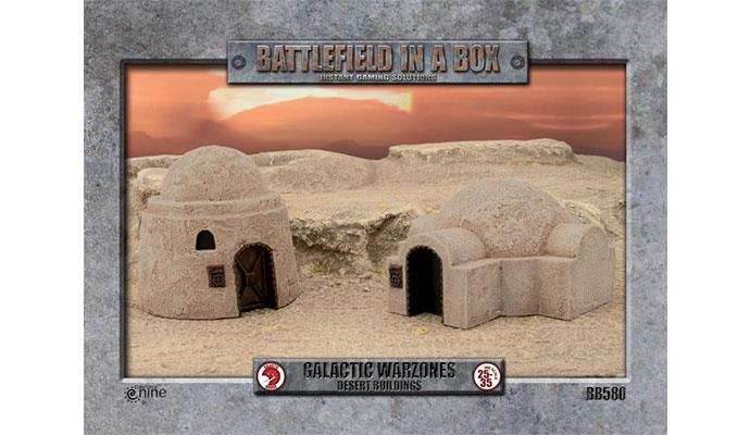 Battlefield in a Box: Galactic Warzones - Desert Buildings - 