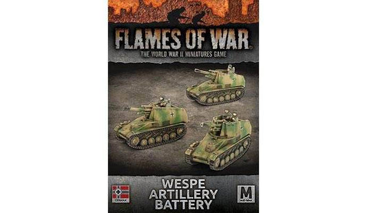 Flames of War: German Wespe Artillery Battery (Mid War) - 
