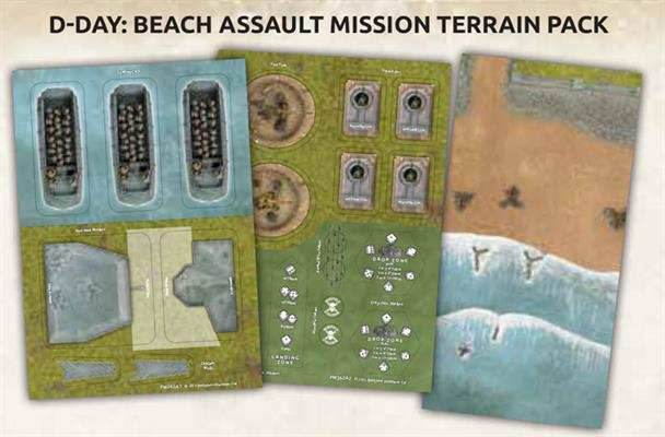 Flames of War: D-Day - Beach Assault Mission Terrain Pack - 
