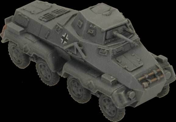 Flames of War: German SD KFZ 231 Heavy Scout Troop (Mid War) - 