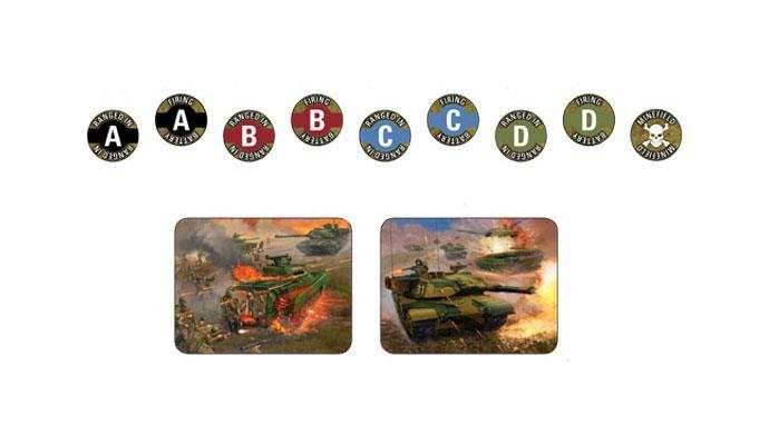 Team Yankee: Mission Token Set - 