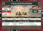 Flames of War: German 7.5cm Infantry Gun Platoon (Late War) - 