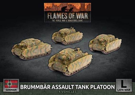 Flames of War: German Brummbar Assault Tank Platoon (Late War) - 